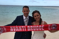 Avanti overal trouwpartij Jessie en Dieter in Mauritius